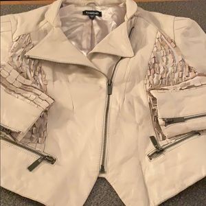 Genuine leather BEBE jacket